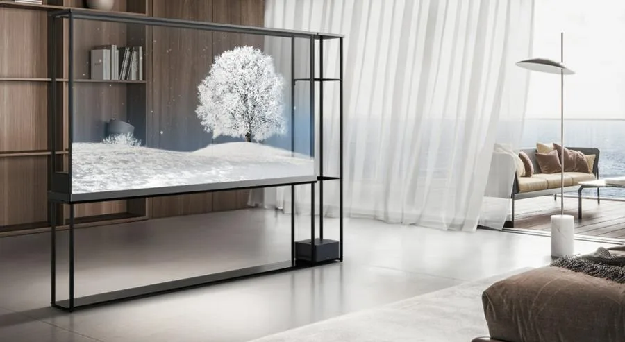 مواصفات أول تليفزيون شفاف في العالم LG OLED T