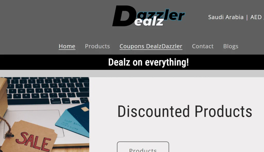 Dealz Dazzler منصة تجمع بين التسوق الذكي والخصومات الحصرية